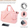 Gym Bag for Women, Sports Travel Duffel Bag with USB
