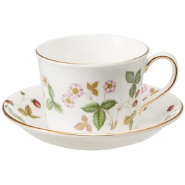 Wedgwood 1053375 Wild Strawberry Cup and Saucer (Delphi), Wedding Gift