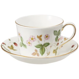 Wedgwood 1053375 Wild Strawberry Cup and Saucer (Delphi), Wedding Gift