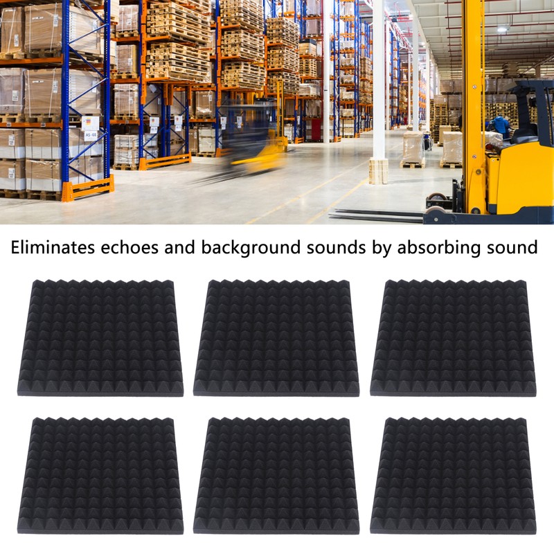 10PCS Acoustic Dampening Panels High Density Sound Insulation Pads for