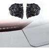 2PCS Lion Head Metal car Emblem 3D Animal Decoration Metal