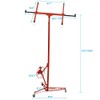 13FT Drywall Lift, Heavy Duty Sheetrock Hoist with Winch -