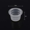 Delaman® 100Pcs/Set Tattoo Ink Caps Cups Container Plastic Permanent Makeup