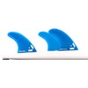 DORSAL Surfboard Fins Thruster 3 Set FCS Compatible Medium Blue