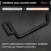 MorScan 4-Pack 6-Inch Dual-Coated Extended Flat J Hooks for E-Track