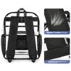 Heavy-Duty Clear Backpack for School and Work, Large Transparent Bag