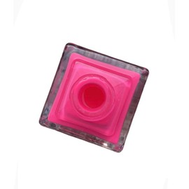 ADRIANNE K Hot Neon Pink Nail Polish, Miami Pink! Nontoxic, 10 Free. Durable, Gel Effect. Vegan