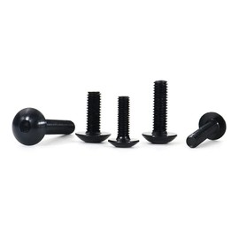 REARACE Motorcycle Universal Motorcycle Fairing Bolt Kits Fit for CRF-R Series, YZ Series, Ninja/ZX Series, GSX/DRZ Series, Fixing Sport Bike Screws, Washers Nuts Clips Assortment (Black)