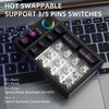 KEYCOOL K19 Wireless Numeric Keyboard, Mechanical Number Keypad Hot-swappable Bluetooth