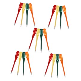 OHPHCALL 20pcs Plastic Golf Scoring Pencils Clip Golf Marker Pen Mini Pencils Tournaments Training