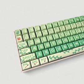 Plant Lover Keycap Set, Cherry and MDA Profile, PBT, Cherry MX Stem, Dye-Sub Legends - Specification: MDA Profile