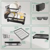 HOMEAILIE Dish Drying Rack, 2-Tier Large Dish Drying Rack for