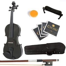 Mendini By Cecilio Violin For Beginners, Kids & Adults - Beginner Kit For Student w/Hard Case, Rosin, Bow - Starter Violins, Wooden Stringed Musical Instruments