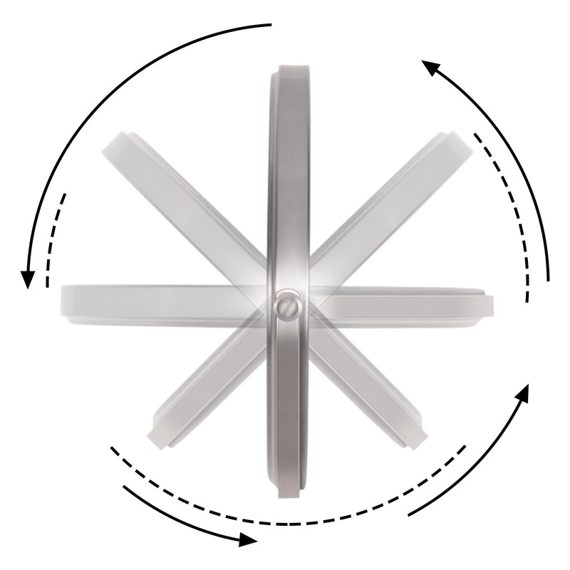 Nicesail 8 Inch Double-Side Wall Mounted Mirror Magnified 10x Makeup