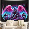 BVBOX Blacklight Tapestry,WingTapestry Glow In The Dark,UV Reactive Black Light