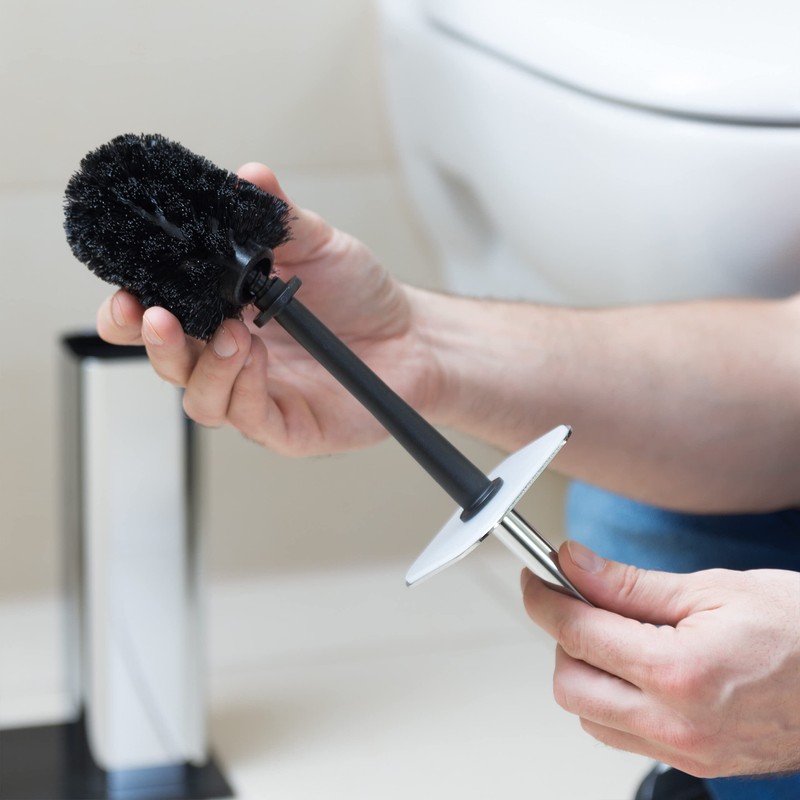 Relaxdays toilet brush head in a set of 5, loose