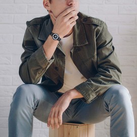 JewelryWe Men Women Analog Gear Dial Quartz Watch Leather Strap Wristwatch Stylish Casual Watch for Male Female