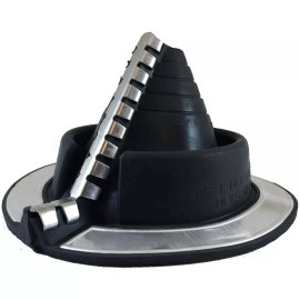 DEKS RF801B (3/4" - 2-3/4") RETROFIT - Black EPDM Flexible Pipe Flashing Dektite
