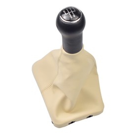 Kakulkomen 5-speed gear knob for VW Beetle 1998-2010 Cabrio 2003-2010 (beige)
