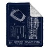 Fenway Park Blueprint Stadium Blanket (50x60)