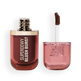 Revolution Superdewy Liquid Blush Burst, Buildable Colour for Cheek, Serum Formula with Peptides & Hyaluronic Acid, Vegan & Cruelty-Free, Caramel Cooler Bronze, 4.2ml