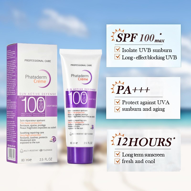 Sunscreen SPF 100+, Sun Cream SPF 100 PA+++, Ultra Light