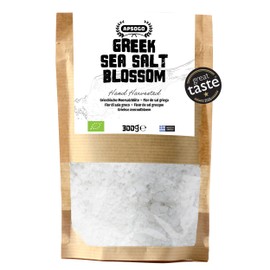 Apsogo Greek Sea Salt Blossom - Fleur de Sel Style, Hand-Harvested, 300g