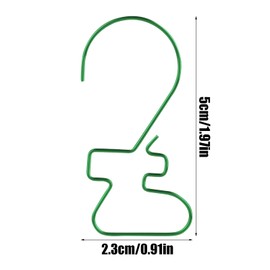 160pcs Christmas Ornament Hooks, Xmas Tree Ornament Hangers Including Star Gift Box Christmas Bauble Stocking Shaped Christmas Tree Metal Hooks for Christmas Tree Decoration Hanging(Green)