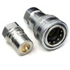 Hydraulic Coupler,CEKER 3/4" NPT ISO 7241-B Quick Connect and Disconnect Tractor Hydraulic Coupling