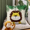 Aoihrraan 22 x 22 Inch Cute Cartoon Animal Cushion Covers