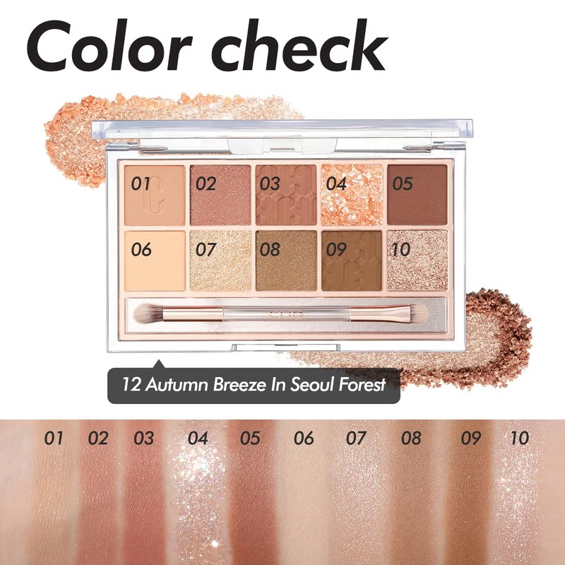 CLIO Pro Eye Palette #12 Auttum Breeze in Seoul Forest