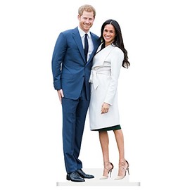 MH10144-12 Prince Harry and Meghan Markle 12 INCH Desktop Legends Acrylic Statuette