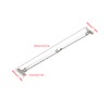 UtySty 2 Pack Folding Lid Support Hinge Drop Lids Stay