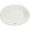 Saleen Trend Basket Oval 23,5x16x6,5 cm in White, polypropylene 23.5