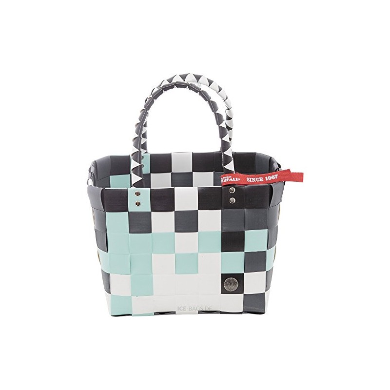 Witzgall 5008-48 Mini Tote Bag, White, Green, Silver Grey, 29