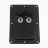 Seismic Audio - Pair of Jack Plates with Dual Speakon