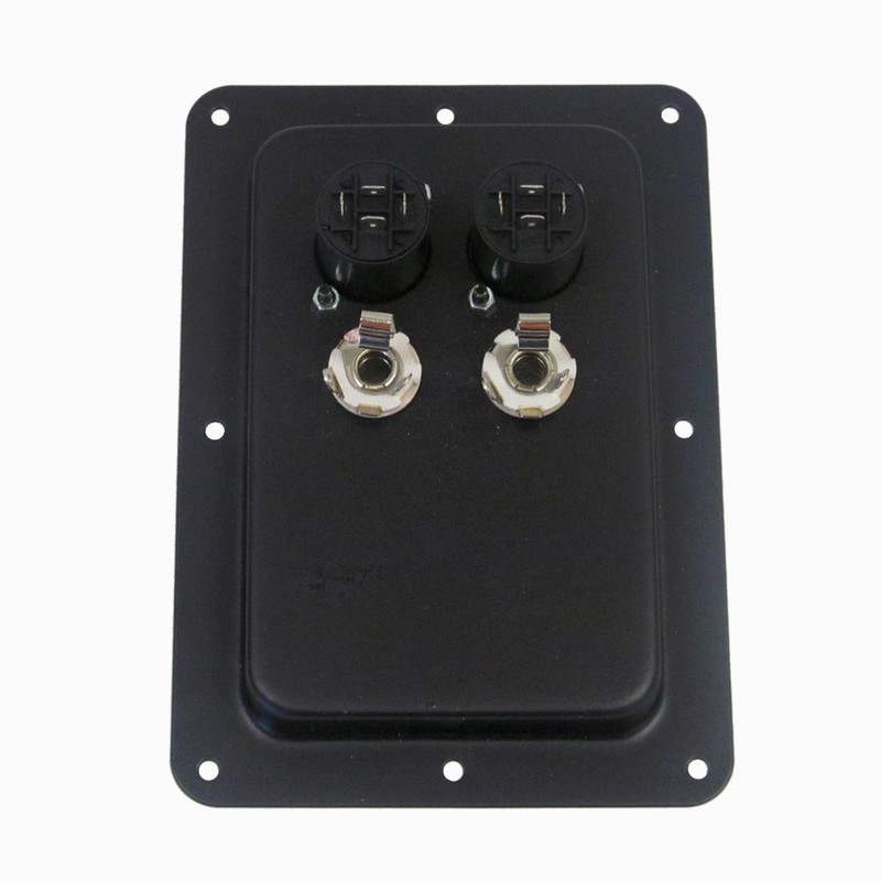 Seismic Audio - Pair of Jack Plates with Dual Speakon