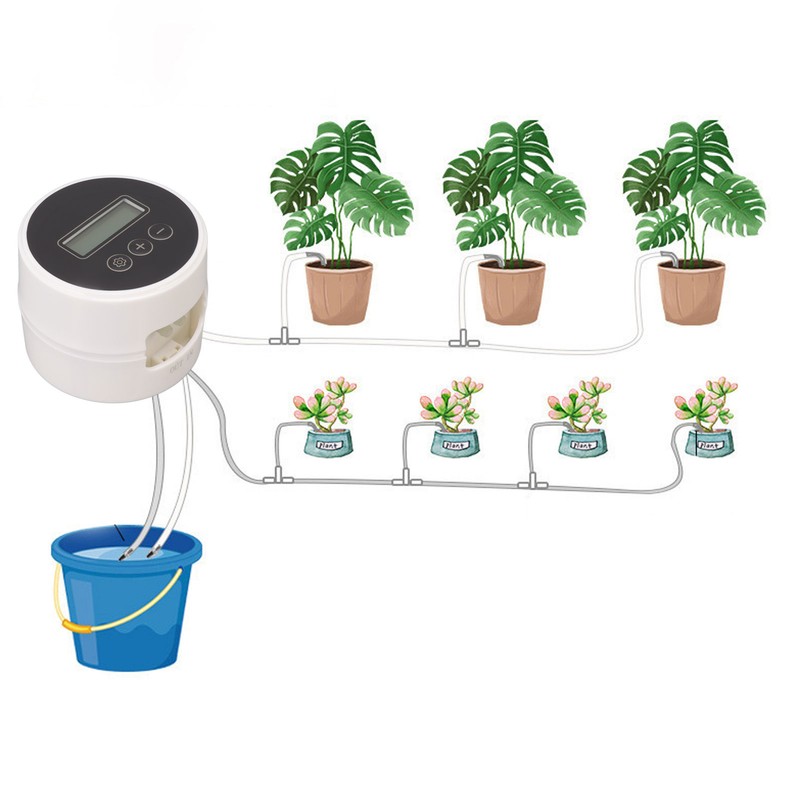 Black Timer Indoor Automatic Watering Device System Automatic Irrigation Waterer
