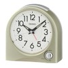 SEIKO Maris Non Ticking Desk/Alarm Clock, Gold