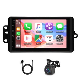 Double Din Android 13 Car Stereo Radio Compatible with GMC Compatible with Chevy 2003-2006 Wireless iOS Carplay Android Auto 7" Touchscreen Car Radio Audio Receiver GPS Navigation Camera Bluetooth