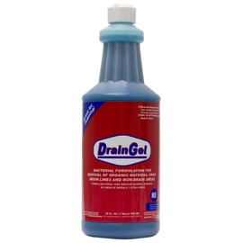 Draingel Restaurant Drain Gel Organic Treatment 32 ounce quart ~~ Drain Flies