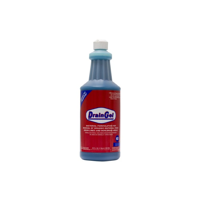Draingel Restaurant Drain Gel Organic Treatment 32 ounce quart ~~
