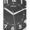 SEIKO Reloj de Pared Plateado metálico con números Luminosos