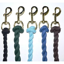 Gallop Cotton Lead Rope, 2 Meter Length, Navy Blue