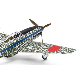 Tamiya 25420 1/72 Scale Special Product Kawasaki Type 3 Fighter Airplane Flying Tsubame 1 Type Silver Plated with Camouflage Decal