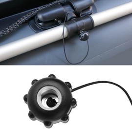 VGOL 2x Inflatable Dinghy Tender Rib Oarlock Rowlock Screw Cap Nut with Lanyard M10