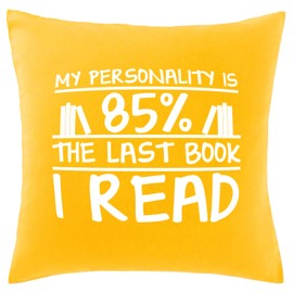 Hippowarehouse My Personality Is 85% The Last Book I Read Printed bedroom accessory cushion cover case 41x41cm