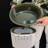 2-in-1 Fishing Bucket Double-Deck Fish Box Detachable Fish Strainer Colander