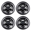 Golf Cart SS Wheel Covers Hub Caps for EZGO, Club
