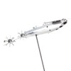 Aircraft Wind Sculpture Wind Powered Rotate Stainless Steel Airplane Windmill